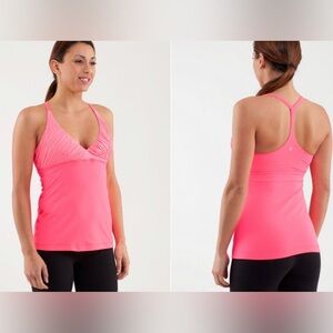 Lululemon Pure Balance Tank in Flash / Heathered Flash